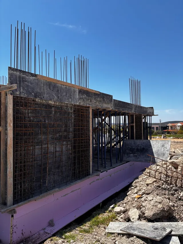 Bahçelievler 3526 betonarme kaba yapı dış cephe görünümü